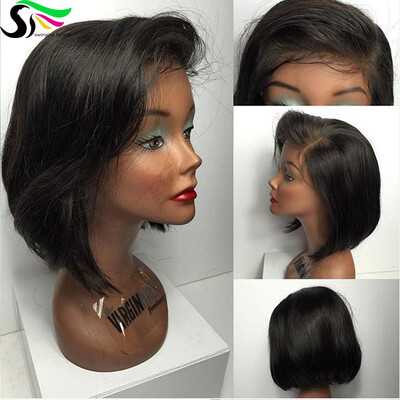 9A Bob Lace Front Wigs With Baby Hair 150 Density Pre Plucked Human Hair Wigs For Black Women Brazilian Virgin Short Cut Wig
9A Bob Lace Front Wigs With Baby Hair 150 Density Pre Plucked Human Hair Wigs For Black Women Brazilian Virgin Short Cut Wig
