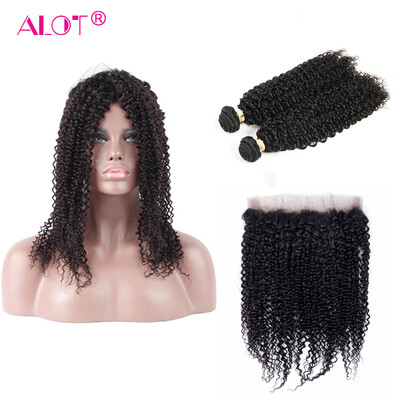 Alot Hair Peruvian 360 Lace Frontal With Bundle Hair Kinky Curly 7A 360 Kinky Curly Bundles with Frontal 2 pcs with Closure
Alot Hair Peruvian 360 Lace Frontal With Bundle Hair Kinky Curly 7A 360 Kinky Curly Bundles with Frontal 2 pcs with Closure