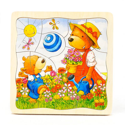 goki Wooden Jigsaw Puzzle with Storage tray (24/48/96pcs and 46/55pcs of 4 layers ) for kids
goki Wooden Jigsaw Puzzle with Storage tray (24/48/96pcs and 46/55pcs of 4 layers ) for kids