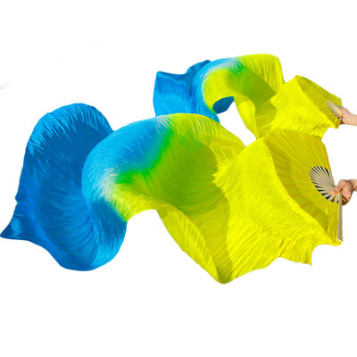 Newest Handmade Bamboo Ribs Dance Props Silk Belly Dance Fan Natural Silk 1 Pc Left hand1 Pc Right Hand Silk Fan YellowTurquoise
Newest Handmade Bamboo Ribs Dance Props Silk Belly Dance Fan Natural Silk 1 Pc Left hand1 Pc Right Hand Silk Fan YellowTurquoise