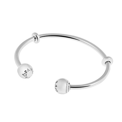 Pandora PANDORA Simple Silver Open Bracelet 596477-2 
Pandora PANDORA Simple Silver Open Bracelet 596477-2