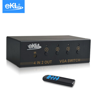eKL KVM switch 2 port USB multi-computer VGA switcher video KVM manual two in one out shared mouse&keyboard display printer sharing device 21A
eKL KVM switch 2 port USB multi-computer VGA switcher video KVM manual two in one out shared mouse&keyboard display printer sharing device 21A