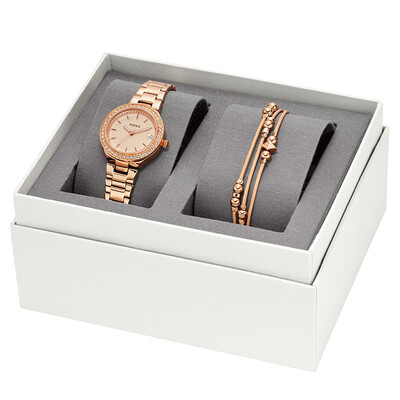 Fossil watch steel belt ladies watch business casual simple quartz watch fashion watch ES4337SET
Fossil watch steel belt ladies watch business casual simple quartz watch fashion watch ES4337SET