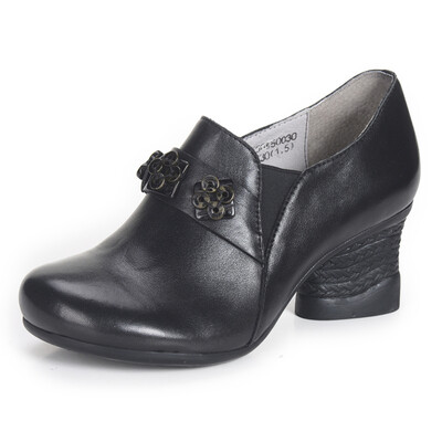 Xiangban handmade women shoes high heeled genuine leather thick heel casual shoes handmade
Xiangban handmade women shoes high heeled genuine leather thick heel casual shoes handmade
