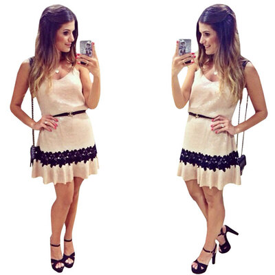 Lovaru ™New 2015 fashion lace sleeveless round neck dresses with flounces the fall try original wonderful fashion party dress
Lovaru ™New 2015 fashion lace sleeveless round neck dresses with flounces the fall try original wonderful fashion party dress