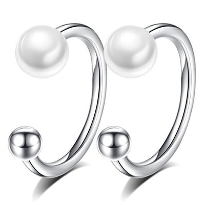 Yoursfs clip earring U-Shaped Pearl Ear Clip No Piercing Earrings 18K white gold plated for women
Yoursfs clip earring U-Shaped Pearl Ear Clip No Piercing Earrings 18K white gold plated for women