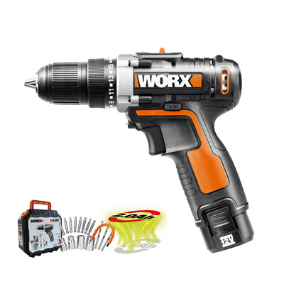 Wicks WORX home charging drill tool kit WX1288 single electric 20Ah lithium electric hand drill electric hand drill hardware electric screwdriver tool
Wicks WORX home charging drill tool kit WX1288 single electric 20Ah lithium electric hand drill electric hand drill hardware electric screwdriver tool