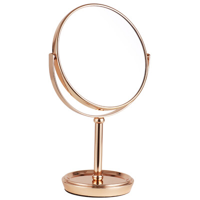 Ou Runzhe mirror double-sided 360 degree rotatable reverse 3 times magnification thick frame vanity mirror desktop mirror 17 cm French gold
Ou Runzhe mirror double-sided 360 degree rotatable reverse 3 times magnification thick frame vanity mirror desktop mirror 17 cm French gold