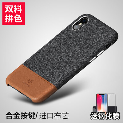ESCASE Apple X Mobile Shell iPhone X10 Mobile Phone Cases 58 Inch Blend Plush worsted Fabric All-inclusive shatter-resistant protective shell Aluminum Alloy Warming Heart Black
ESCASE Apple X Mobile Shell iPhone X10 Mobile Phone Cases 58 Inch Blend Plush worsted Fabric All-inclusive shatter-resistant protective shell Aluminum Alloy Warming Heart Black