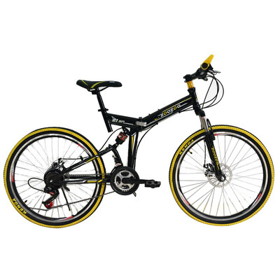 Resistant to say that go 26-inch folding for 21-speed full shock absorbers two-disc brakes mountain hull black&yellow
Resistant to say that go 26-inch folding for 21-speed full shock absorbers two-disc brakes mountain hull black&yellow