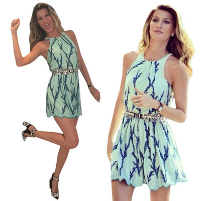 Lovaru ™Women fashion sleeveless light blue print mini dresses roupas femininas vestidos without belt
Lovaru ™Women fashion sleeveless light blue print mini dresses roupas femininas vestidos without belt
