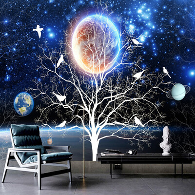 3D Stereo Starry Sky Flower And Bird Mural Wallpaper Living Room Sofa TV Background Wall Paintings Kids Bedroom Papel De Parede
3D Stereo Starry Sky Flower And Bird Mural Wallpaper Living Room Sofa TV Background Wall Paintings Kids Bedroom Papel De Parede