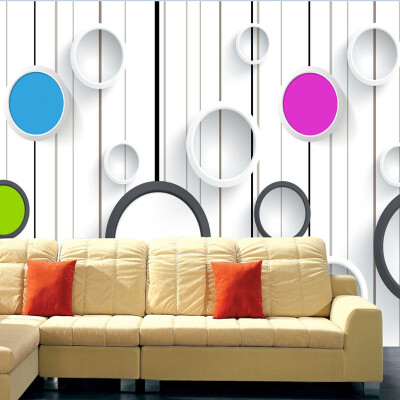 Fashion Color Circle Stripe TV Background Photo Wallpaper 3D Stereo Living Room Kid's Room Modern Simple Murals Papel De Parede
Fashion Color Circle Stripe TV Background Photo Wallpaper 3D Stereo Living Room Kid's Room Modern Simple Murals Papel De Parede