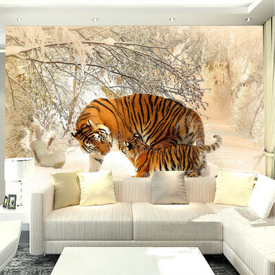 Papel De Parede 3D Wallpaper Modern Stereo Animal Tiger Snow Landscape Mural Living Room Bedroom Home Decor Non-Woven Wall Paper
Papel De Parede 3D Wallpaper Modern Stereo Animal Tiger Snow Landscape Mural Living Room Bedroom Home Decor Non-Woven Wall Paper