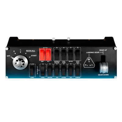 Logitech G Flight Switch Panel dedicated cockpit analog switch controller flight simulation race titanium professional switch panel
Logitech G Flight Switch Panel dedicated cockpit analog switch controller flight simulation race titanium professional switch panel