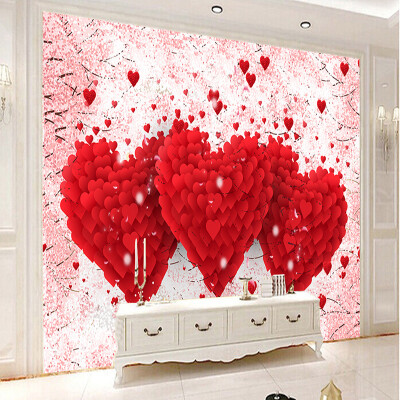 Custom 3D Mural Wallpaper Bedroom TV Backdrop Wall Painting Modern Romantic Three-dimensional Love Home Decorative Wall Mural
Custom 3D Mural Wallpaper Bedroom TV Backdrop Wall Painting Modern Romantic Three-dimensional Love Home Decorative Wall Mural