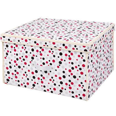 Baicao Yuan dot large storage box finishing box clothes sundries storage box storage box 60L 1 loaded
Baicao Yuan dot large storage box finishing box clothes sundries storage box storage box 60L 1 loaded
