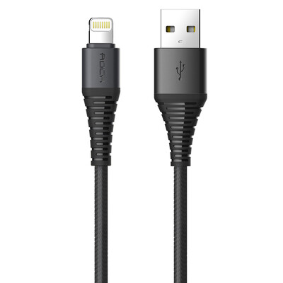 Rock Hi-Tensile Charge & Sync Round Lightning Cable Fast Charging Cord For Apple iPhone X 8 7 6S Plus SE iPad Pro mini
Rock Hi-Tensile Charge & Sync Round Lightning Cable Fast Charging Cord For Apple iPhone X 8 7 6S Plus SE iPad Pro mini