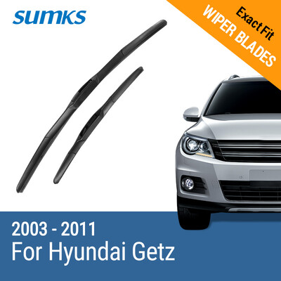 SUMKS Wiper Blades for Hyundai Getz 22"&14" Fit Hook Arms 2003 2004 2005 2006 2007 2008 2009 2010 2011
SUMKS Wiper Blades for Hyundai Getz 22"&14" Fit Hook Arms 2003 2004 2005 2006 2007 2008 2009 2010 2011