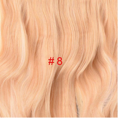 24 inch Wavy Clip in Hair Extensions Synthetic Heat Resistant Fiber Pure Color 4 Clips 190g/pc 17 Colors Available
24 inch Wavy Clip in Hair Extensions Synthetic Heat Resistant Fiber Pure Color 4 Clips 190g/pc 17 Colors Available