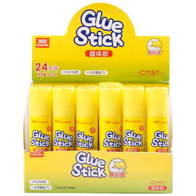 TRUECOLOR PVP solid glue solid glue stick strong viscosity high viscosity student office stationery 9g 24 box C7157
TRUECOLOR PVP solid glue solid glue stick strong viscosity high viscosity student office stationery 9g 24 box C7157