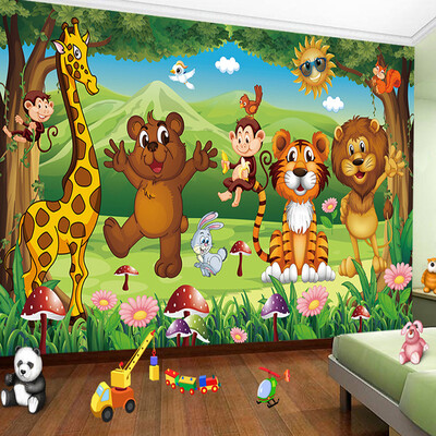 Пользовательские обои 3D-обои для фото для детской комнаты Animal Paradise Cartoon Children House Mural Нетканые обои для спальни Обои
Пользовательские обои 3D-обои для фото для детской комнаты Animal Paradise Cartoon Children House Mural Нетканые обои для спальни Обои