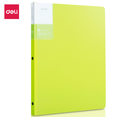 Deli deli color A4 information book file folder folder file management 5151-30 page green
Deli deli color A4 information book file folder folder file management 5151-30 page green