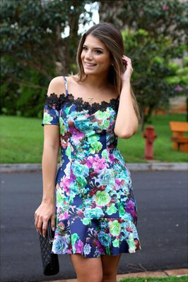 Lovaru ™ Women fashion beautiful flower print and black lace dress Sexy Strapless evening dress hot sale
Lovaru ™ Women fashion beautiful flower print and black lace dress Sexy Strapless evening dress hot sale