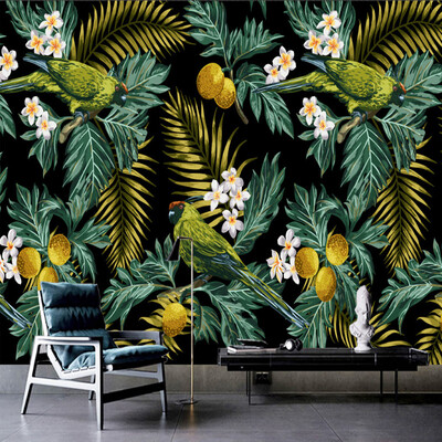 Custom 3D Mural Tropical Rain Forest Parrot Coconut Leaf Wall Painting Living Room TV Background Wallpaper Papel De Parede Sala
Custom 3D Mural Tropical Rain Forest Parrot Coconut Leaf Wall Painting Living Room TV Background Wallpaper Papel De Parede Sala