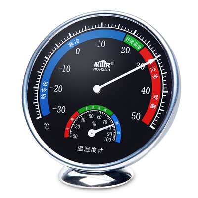 Mittel MITIR household disc thermometer&hygrometer indoor office thermometer desktop hanging greenhouse temperature&humidity meter HX201 black
Mittel MITIR household disc thermometer&hygrometer indoor office thermometer desktop hanging greenhouse temperature&humidity meter HX201 black
