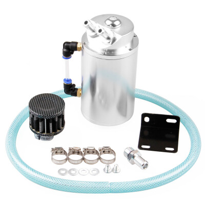 

Racing Aluminum Oil Catch Tank Can With Mini Air Filter