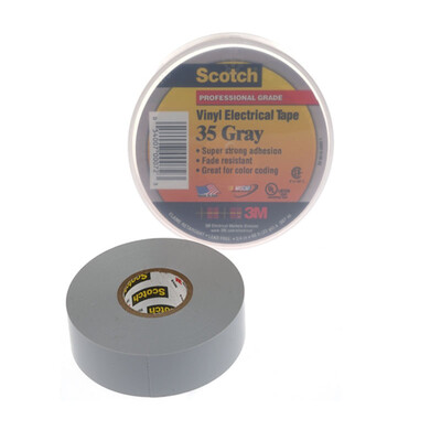 3M Scotch 35 high quality phase color PVC electrical insulation tape single roll brown
3M Scotch 35 high quality phase color PVC electrical insulation tape single roll brown