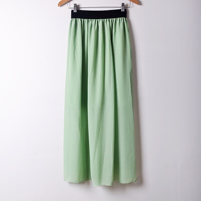 Women Casual Solid Color Long Dress Elastic waist large size chiffon half-length skirt dress L04
Women Casual Solid Color Long Dress Elastic waist large size chiffon half-length skirt dress L04