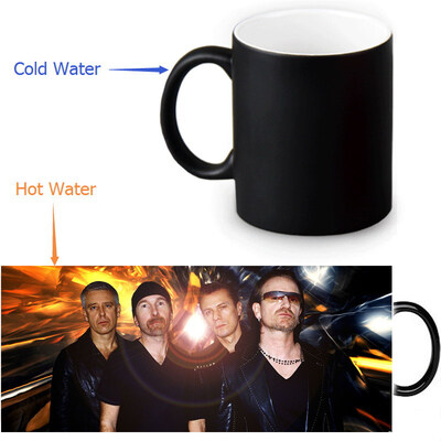 U2 Rock Band 350ml12oz Heat Reveal Mug Color Change Coffee Cup Sensitive Morphing Mugs Magic Mug Milk Tea Cups
U2 Rock Band 350ml12oz Heat Reveal Mug Color Change Coffee Cup Sensitive Morphing Mugs Magic Mug Milk Tea Cups