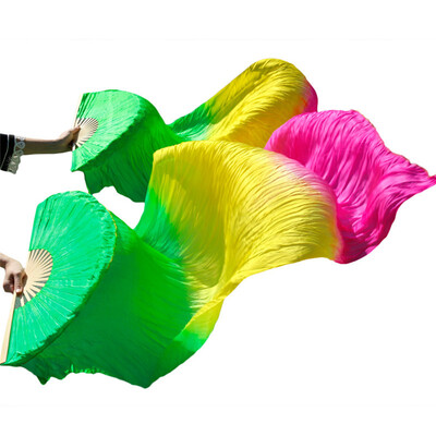 2017 Stage Performance 100 Silk Belly Dance Fans Gradient Colour Dance Accessories Belly Dancing Silk Fans GreenYellowRose
2017 Stage Performance 100 Silk Belly Dance Fans Gradient Colour Dance Accessories Belly Dancing Silk Fans GreenYellowRose