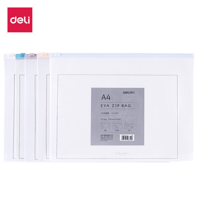 Deli deli music series A4 transparent zipper bag file bag office pull side information bag single color random 72422
Deli deli music series A4 transparent zipper bag file bag office pull side information bag single color random 72422
