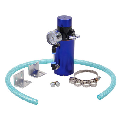 Ryanstar Racing New Billet Aluminum Engine Oil Catch Reservoir Breather Can Tank with Vacuum Gague
Ryanstar Racing New Billet Aluminum Engine Oil Catch Reservoir Breather Can Tank with Vacuum Gague