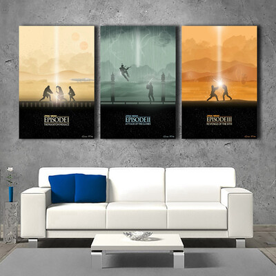Art posters Star Wars HD Unframed 3 panels canvas print Home decor Living Room bedroom Wall Stickers
Art posters Star Wars HD Unframed 3 panels canvas print Home decor Living Room bedroom Wall Stickers
