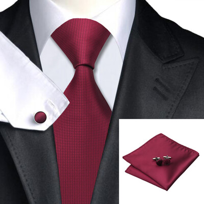 N-0296 Vogue Men Silk Tie Set Red Solid Necktie Handkerchief Cufflinks Set Ties For Men Formal Wedding Business wholesale
N-0296 Vogue Men Silk Tie Set Red Solid Necktie Handkerchief Cufflinks Set Ties For Men Formal Wedding Business wholesale