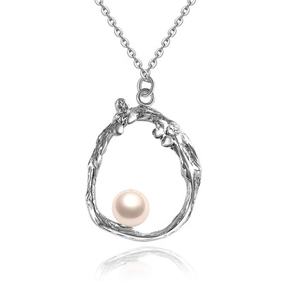 Handmade Jewelry Gift 925 sterling Silver Necklace ARTDOU Pearl Pendant for Women18"
Handmade Jewelry Gift 925 sterling Silver Necklace ARTDOU Pearl Pendant for Women18"