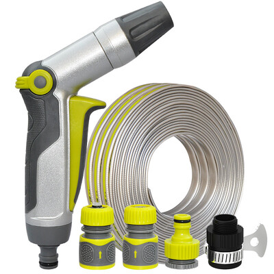 YUECAR High pressure home car wash water gun set Car wash car rubber hose TPE water band car wash tools 10 meter water pipe set
YUECAR High pressure home car wash water gun set Car wash car rubber hose TPE water band car wash tools 10 meter water pipe set