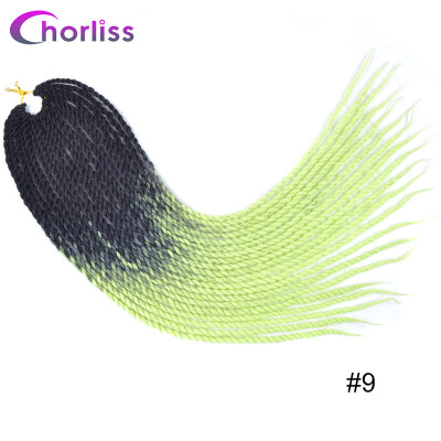 Chorliss 24"Soft Crochet Braids Synthetic Hair Braiding Hair Senegalese Twist Kanekalon Hair Extenstion Mint Green Black Brown
Chorliss 24"Soft Crochet Braids Synthetic Hair Braiding Hair Senegalese Twist Kanekalon Hair Extenstion Mint Green Black Brown