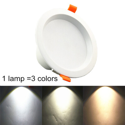 Downlight 9W Warm / Cool White / Daylight dimming 3colors Светодиодная лампа SMD 5733 Секционное затемнение Светодиодный потолок
Downlight 9W Warm / Cool White / Daylight dimming 3colors Светодиодная лампа SMD 5733 Секционное затемнение Светодиодный потолок