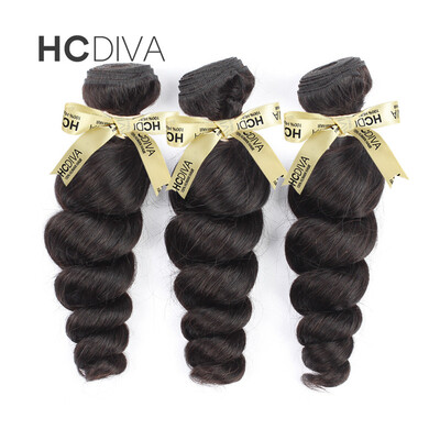 HCDIVA Indian Virgin Hair Loose Wave 3 Pieces / Lot 100% Raw Indian Loose Curl Weaving 3 Bundles Deal Natural Black Can Be Colored
HCDIVA Indian Virgin Hair Loose Wave 3 Pieces / Lot 100% Raw Indian Loose Curl Weaving 3 Bundles Deal Natural Black Can Be Colored