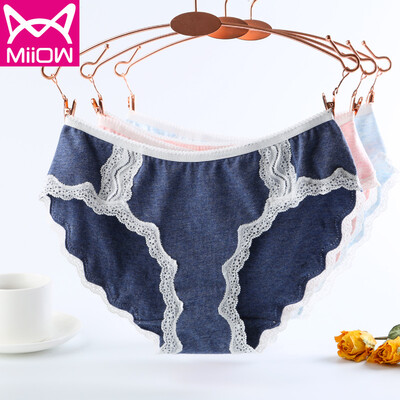 Cat MiiOW womens underwear sexy lace side waist large size underwear womens triangle womens underwear 3 gift box sexy lace XL 17090
Cat MiiOW womens underwear sexy lace side waist large size underwear womens triangle womens underwear 3 gift box sexy lace XL 17090