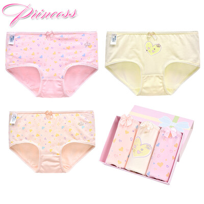 Aili Erola girl underwear middle waist girl underwear cotton thin section simple student briefs SGD002-3 strip
Aili Erola girl underwear middle waist girl underwear cotton thin section simple student briefs SGD002-3 strip
