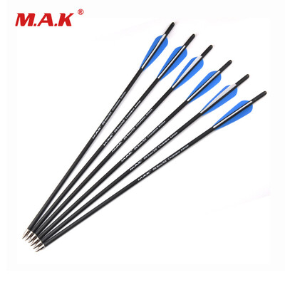 6 Pcs Mix Carbon Crossbow Arrow 22 Inches OD 88mm with 125 Grain Arrow Point for Archery Hunting Shooting
6 Pcs Mix Carbon Crossbow Arrow 22 Inches OD 88mm with 125 Grain Arrow Point for Archery Hunting Shooting