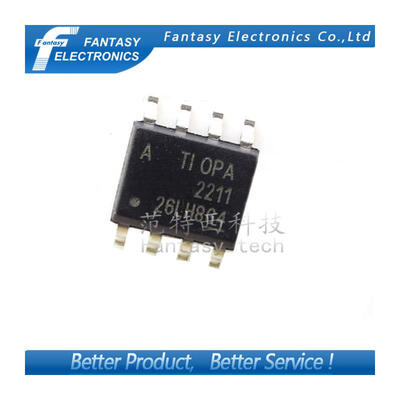 2PCS OPA2211AIDDAR SOP8 OPA2211 SOP 0.03 Drift Low-Noise Rail-to-Rail Output OPA2211A SMD free shipping
2PCS OPA2211AIDDAR SOP8 OPA2211 SOP 0.03 Drift Low-Noise Rail-to-Rail Output OPA2211A SMD free shipping