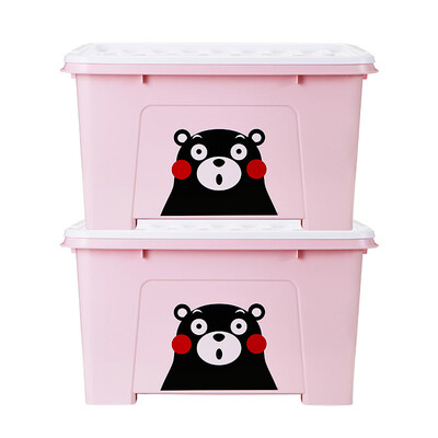 JEKO&JEKO Kumamoto Bear Plastic Toy Storage Box Organizer 50L 2 Pack Storage Box Clothes Storage Box Large Pulley Pink SWB-5458
JEKO&JEKO Kumamoto Bear Plastic Toy Storage Box Organizer 50L 2 Pack Storage Box Clothes Storage Box Large Pulley Pink SWB-5458