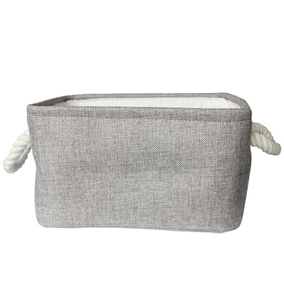 Jing Hui Si Chuang JH0559 storage box snacks underwear storage basket cotton&linen storage box basket small gray
Jing Hui Si Chuang JH0559 storage box snacks underwear storage basket cotton&linen storage box basket small gray